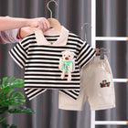 Mini Fashion - Striped suit - Cotton Clothing Set