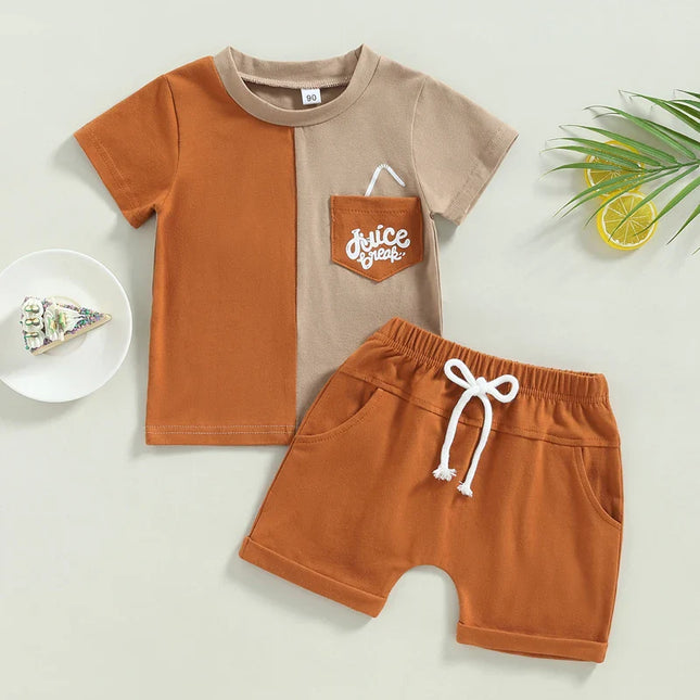 Mini Fashion - Fashionable Colors - Boys Summer Set