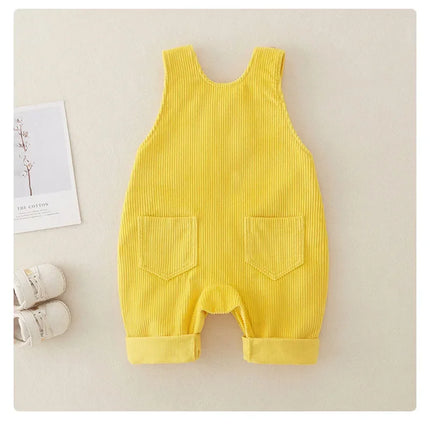 Mini Fashion - Stilfuld & Trendy - Rib Dungarees