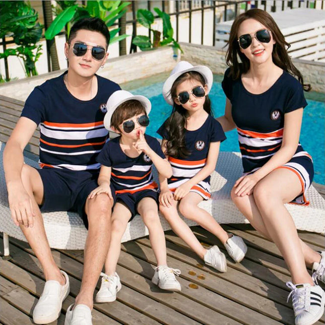 Mini Fashion - Fun for the Family - Striped Family Set