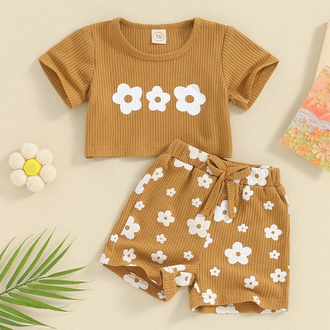 Mini Fashion - Comfortable and Stylish - Baby Girl Summer Set