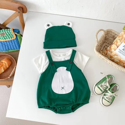 Mini Fashion - Blød og behagelig - Frog Babysuit
