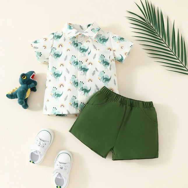 Mini Fashion - Dino Print - Sommertøjssæt