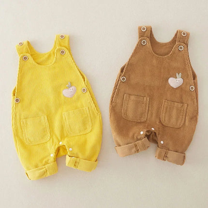 Mini Fashion - Stilfuld & Trendy - Rib Dungarees