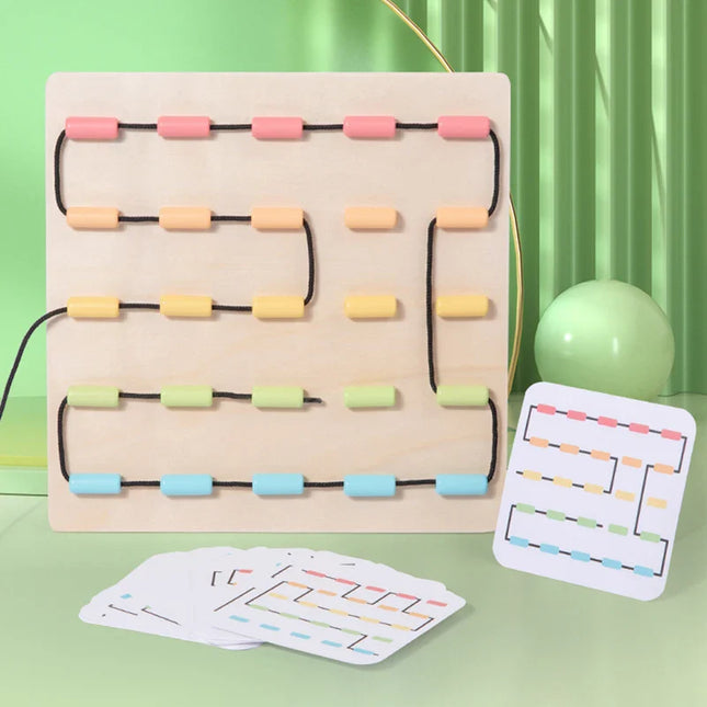 Tangle Toys - Knapper & farver - Læggemønstre med reb