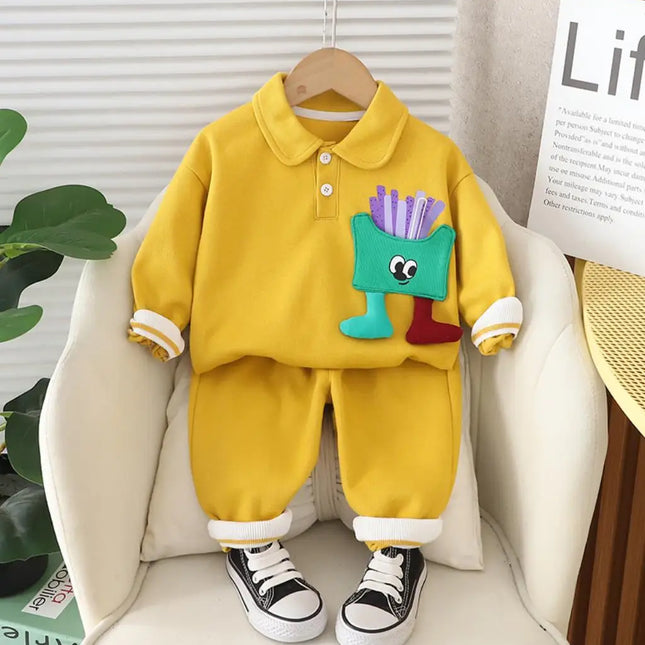 Mini Fashion - Cute Fries - Two-Piece Outfit