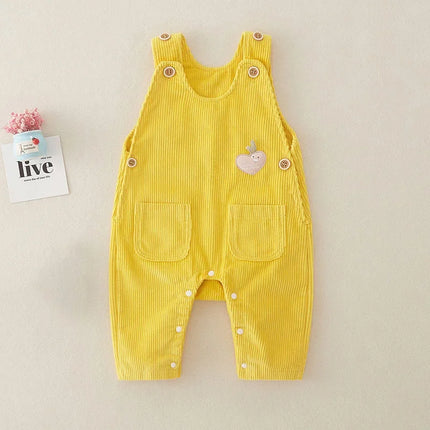 Mini Fashion - Stilfuld & Trendy - Rib Dungarees