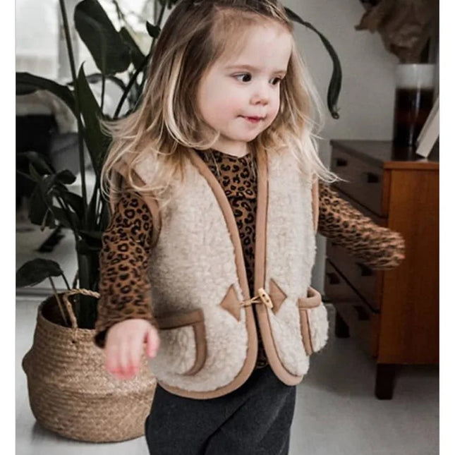 Mini Fashion - Varmt stof - Bodywarmer Vest