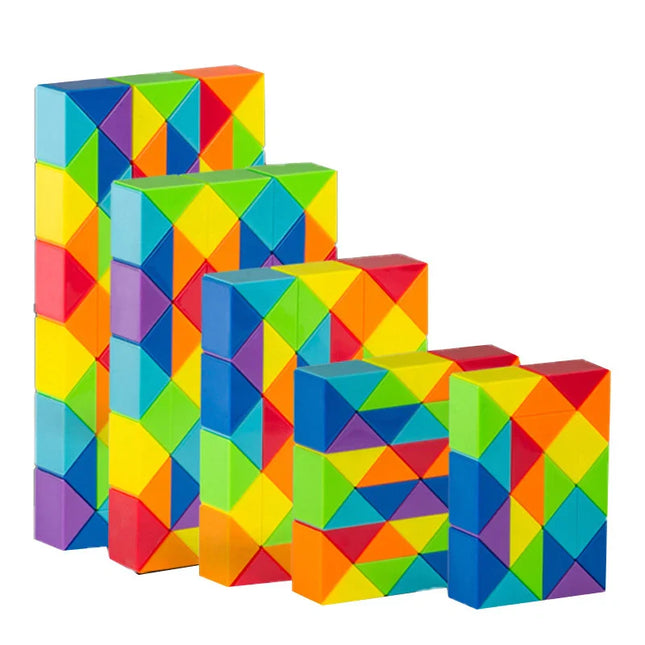 Rainbow Twister - Fold and Play Smart - Snake Cube