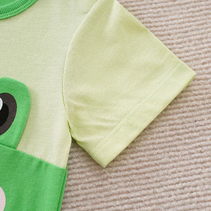 Mini Fashion - Soft For Baby Skin - Frog Pajamas