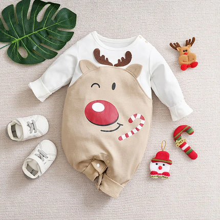 Mini Fashion - Blødt Materiale - Baby Julekostume
