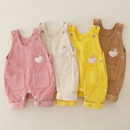 Mini Fashion - Stilfuld & Trendy - Rib Dungarees