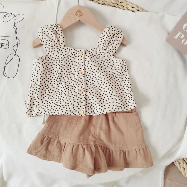Mini Fashion - Cotton summer set for girls