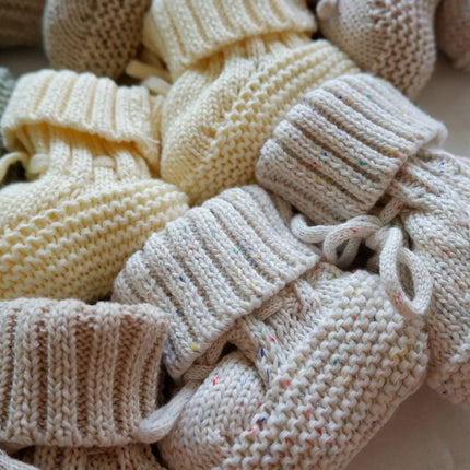 Mini Fashion - Warm & Stylish - Knitted Baby Shoes