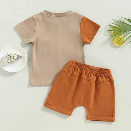 Mini Fashion - Fashionable Colors - Boys Summer Set