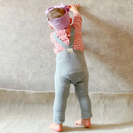 Mini Fashion - Blød og behagelig - Leggings til børn med seler