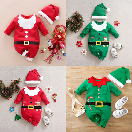 Mini Fashion - Blødt Materiale - Baby Julekostume