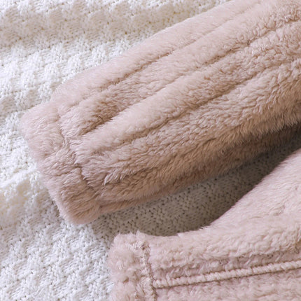 Mini Fashion - Blødt fleece indvendigt for til piger - Vinterfrakke