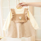 Mini Fashion - Cute Look - Kjole med lange ærmer