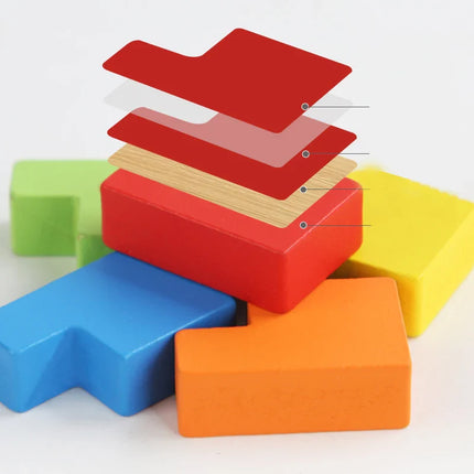 Woodn - Træn din hjerne - 3D Tetris Puslespil