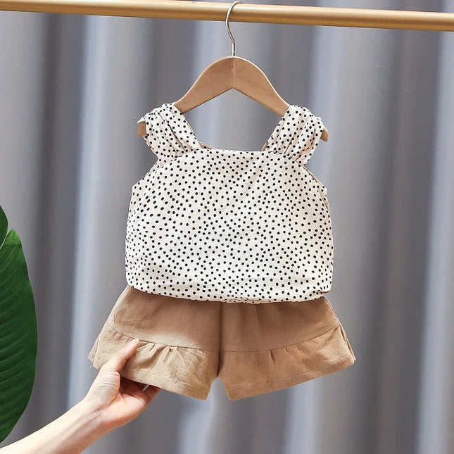 Mini Fashion - Cotton summer set for girls
