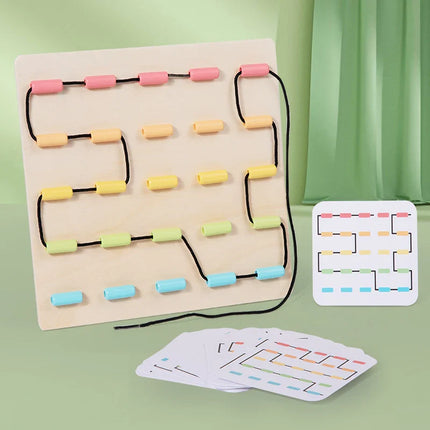 Tangle Toys - Knapper & farver - Læggemønstre med reb