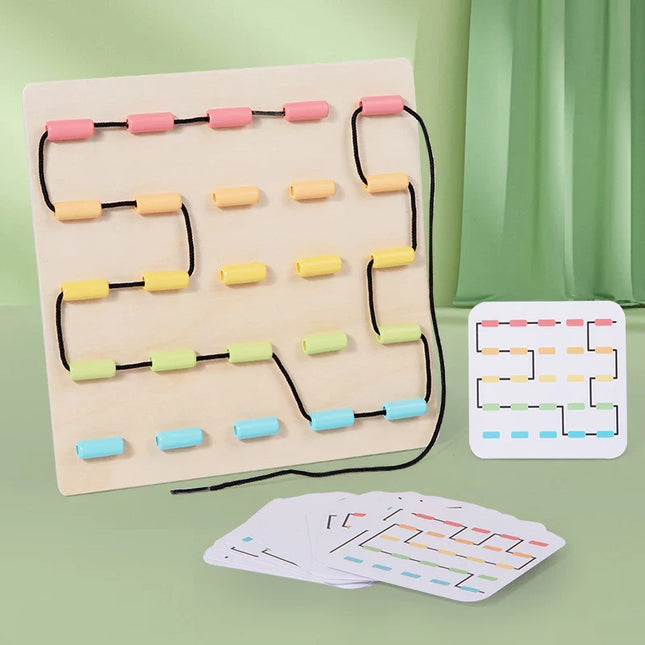 Tangle Toys - Knapper & farver - Læggemønstre med reb