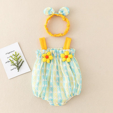 Mini Fashion - Airy and Cool - Girls Romper