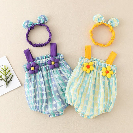 Mini Fashion - Airy and Cool - Girls Romper