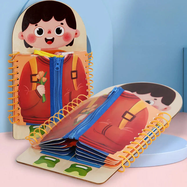 ClothesBook - Self-reliant Play - Dress Up Puzzle Book