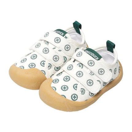 Mini Fashion - Åndbart materiale - Sko med print