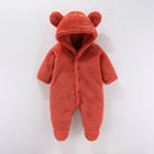 Mini Fashion - With Hood - Fleece Romper