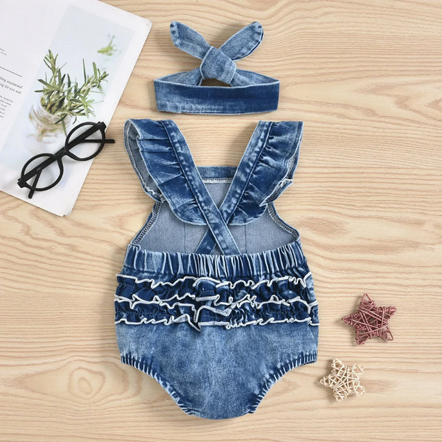 Mini Fashion - Nice Look - Denim Romper
