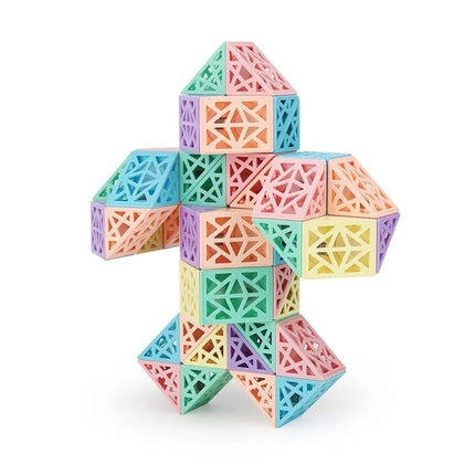 Snake Cube Sæt - Byg, Drej & Opdag - Byggeklodssæt