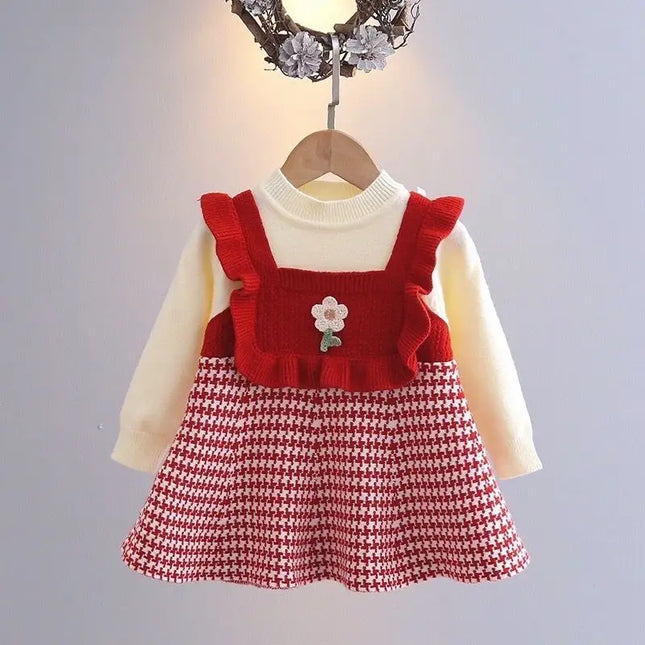 Mini Fashion - Cute Look - Kjole med lange ærmer