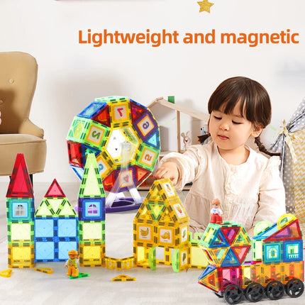 Magnet Toys - Develop Creativity - Magnetic Tiles