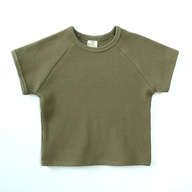 Mini Fashion - Summer ribbed clothing set