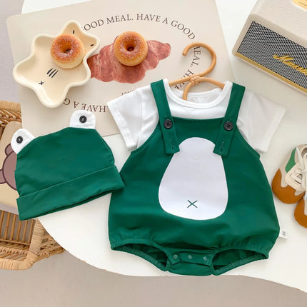 Mini Fashion - Blød og behagelig - Frog Babysuit