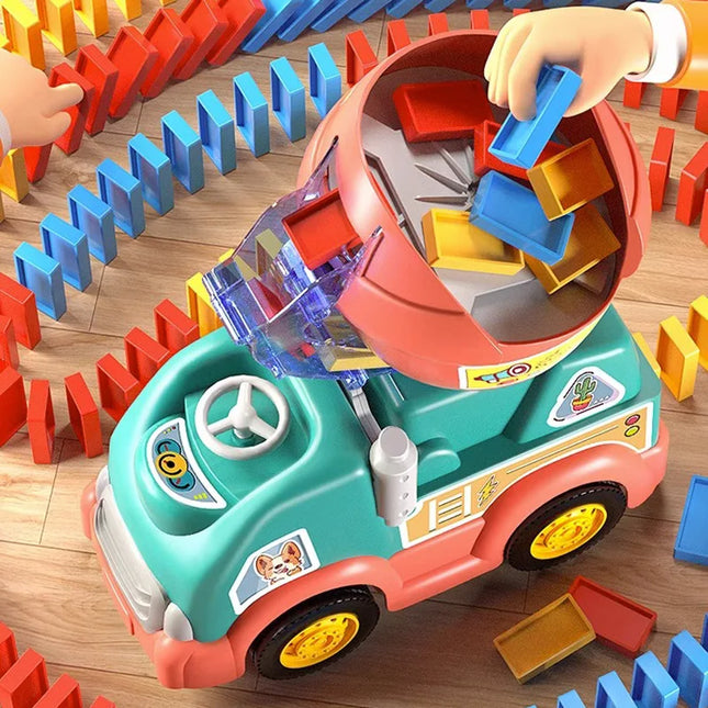 Domino Car - Creative Domino Fun - Domino Stone Army