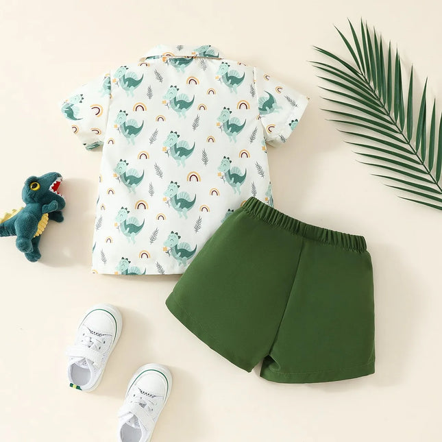 Mini Fashion - Dino Print - Sommertøjssæt