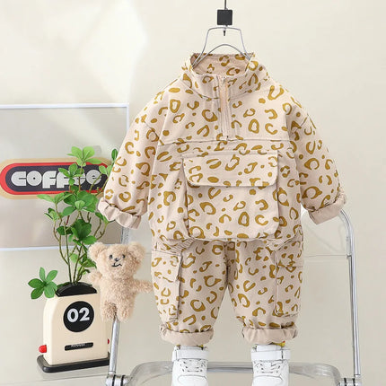 Mini Fashion - Cool Leopard Print - 2-delt tøjsæt