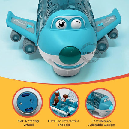 Pilot Pals Plane - Perfekt Copilot - Legetøjsfly