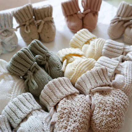 Mini Fashion - Warm & Stylish - Knitted Baby Shoes