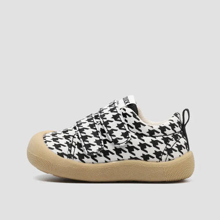 Mini Fashion - Åndbart materiale - Sko med print