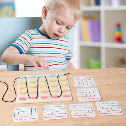 Tangle Toys - Knapper & farver - Læggemønstre med reb