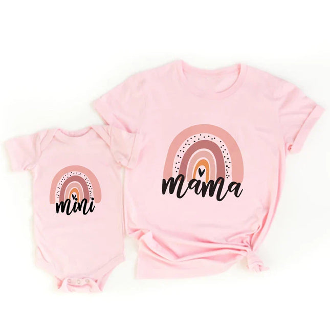Mini Fashion - Mor & Datter - Matchende skjorte og trøje