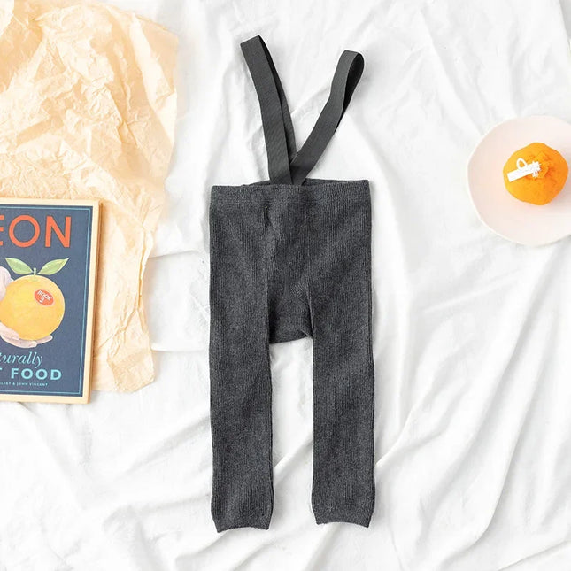 Mini Fashion - Blød og behagelig - Leggings til børn med seler