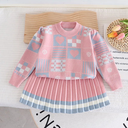 Mini Fashion - Blødt og behageligt - Sweater sæt
