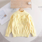 Mini Fashion - Warm & Stylish - Girls Sweater with bow