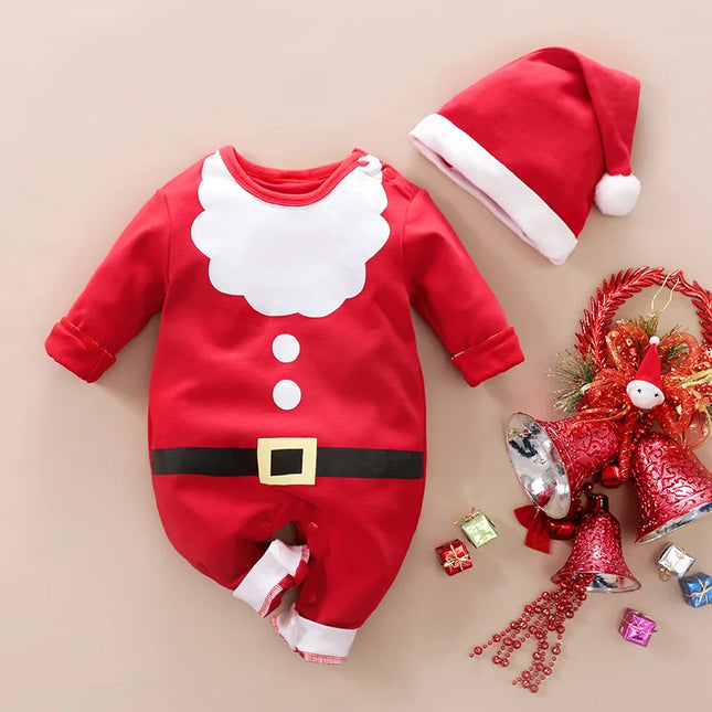 Mini Fashion - Blødt Materiale - Baby Julekostume